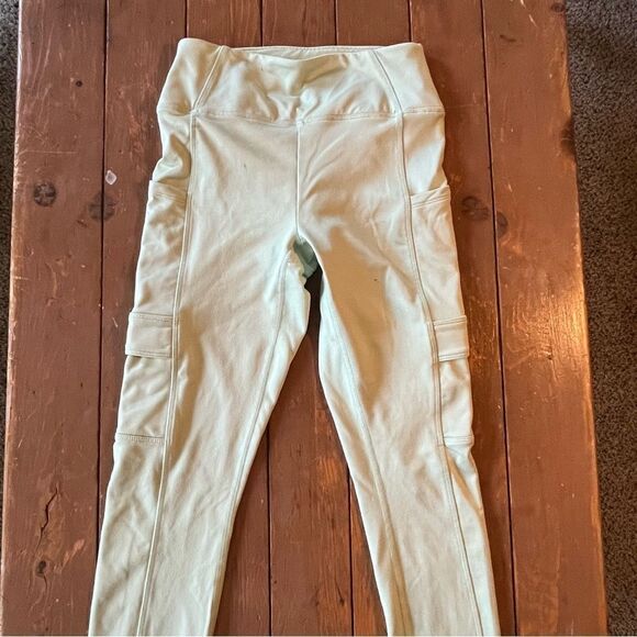 Pink Active Light Lime Leggings - Picture 4 of 5